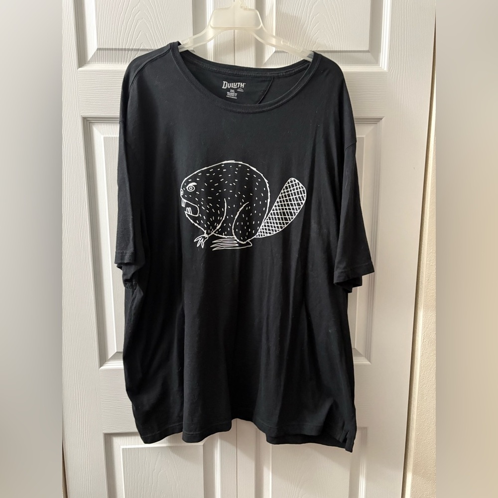 Duluth Trading Co Black Relaxed Fit T-Shirt